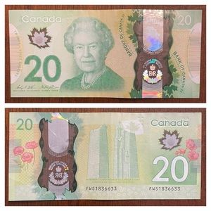 Canada 2015 Polymer Commemorative $20 pick #111 Queen Elizabeth